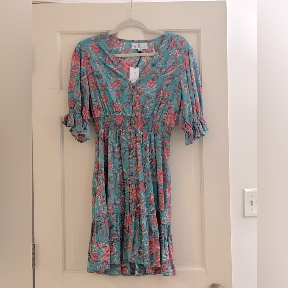 NWT Floral Block Print Dress